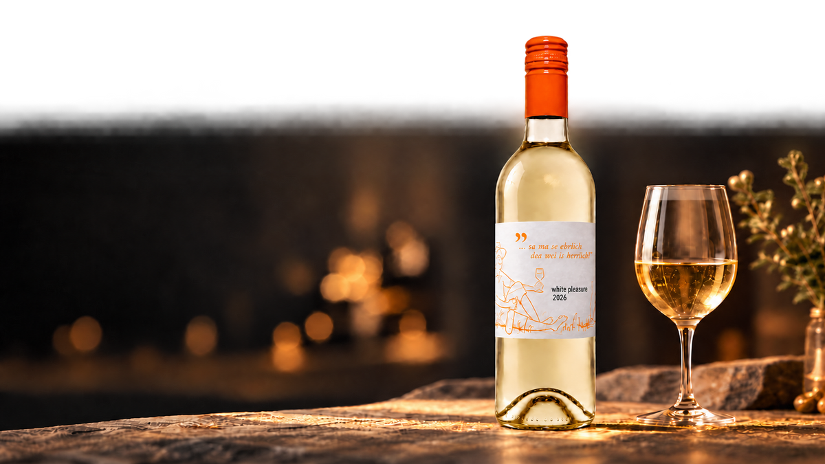 white pleasure 2026 Jungwein mit Weinglas – Hero-Bild für weinhof.thomas.diem