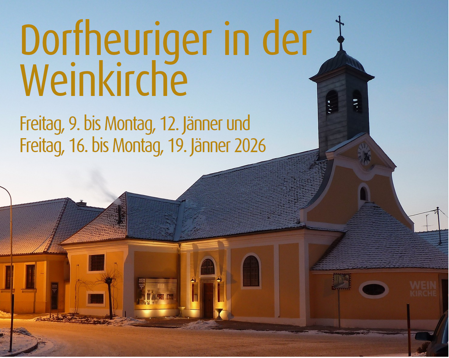 Dorfheuriger in der Weinkirche Jetzelsdorf